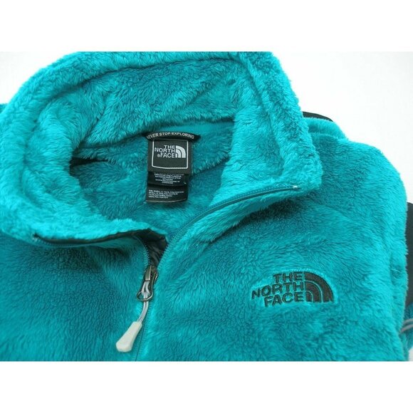 THE NORTH FACE: Teal & Black Full Zip up Fleece Women's size S/P! - Picture 3 of 6